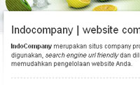 Fitur web instant Indocompany